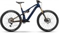 Haibike Lyke CF SE Electric Full Suspension Mountain Bike in Navy / Bronze Gloss