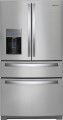 Whirlpool - 26.2 Cu. Ft. 4-Door French Door Refrigerator - Stainless steel