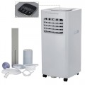 Belaco Portable Air Conditioner 9000BTU 4 in 1 Dehumidifier, Cooling Fan with 2 Speeds, Digital and Remote Control, Dual Window Kit, 24H Timer UK