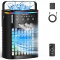 Portable Mini Air Conditioner with Remote Control, 3 Speeds, 3 Mist, 2 to 8 Hour Timer and 7 Light Evaporative Air Cooler UK