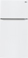 LG - 20.2 Cu. Ft. Top-Freezer Refrigerator - Smooth White