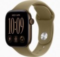 Apple Watch Series 12 (GPS) 42mm Aluminum Case with Olive Sport Band - S/M - Dark Bronze - (2026) UK