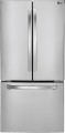 LG - 23.6 Cu. Ft. French Door Refrigerator - Stainless Steel