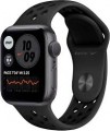 Apple - Refurbished Watch Nike Series 6 (GPS) 40mm Aluminum Casewith Anthracite/Black Nike Sport Band - Space Gray - (2020)