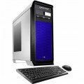 CybertronPC - Titanium Desktop - Intel Core i7-7700K - 16GB Memory - NVIDIA GeForce GTX1080 - 1TB Hard Drive - Blue