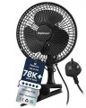Pro Breeze 6 Inch Clip on Fan with 2 Speeds, Mains Powered, 360° Rotation, Silent with Strong Airflow, Energy Efficient – Mini Plug in, Ideal for Bed, Cot & Desk top UK