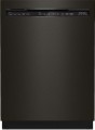 KitchenAid - Front Control Built-In Dishwasher with Stainless Steel Tub, FreeFlex Third Rack, 44dBA - Black Stainless with PrintShield Finish