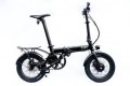 E-Go Lite Mini Compact Folding Electric Bike, 16″ Wheel, Single Speed – Black