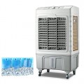 Portable Air Conditioner Evaporative Cooler with 3 Speed Fan, Industrial Grade, 4 Wheels, Includes Ice Boxes UK