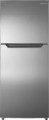 Insignia™ - 10 Cu. Ft. Top-Freezer Refrigerator with Reversible Door - Stainless steel