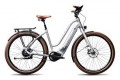 Corratec E-Power C29 CX6 Trapeze Hybrid Electric Bike 2021, Belt Driven – Satin Silver/Brown