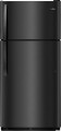 Frigidaire - 18.1 Cu. Ft. Top-Freezer Refrigerator Black