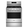 Maytag - 30-Inch Wide Gas Range With No Preheat Air Fry and Air Baking - 5.0 cu. ft. - Stainless Steel