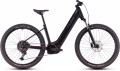 2025 Cube Reaction Hybrid One 800 Easy Entry Electric Hardtail Mountain Bike In Blackline