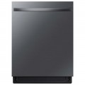 Samsung - AutoRelease Dry Smart Built-In Stainless Steel Tub Dishwasher with 3rd Rack, StormWash+, 42 dBA - Black Stainless Steel