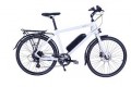 Batribike Nova-X Crossbar Hybrid Electric Bike, 26″ Wheel, 8 Speed – White