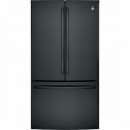GE - 28.5 Cu. Ft. French Door Refrigerator - High gloss black