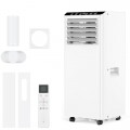 Portable Air Conditioner 7000 BTU, 5 in 1 Cooling Unit with Dehumidifier, 3 Speed Fan, 24H Timer, Sleep Mode, Remote Control, Includes Window Kit for Rooms Up to 376 Sq ft UK