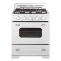 Unique Appliances - 30” Propane Range w/ Battery Ignition - Marshmallow White