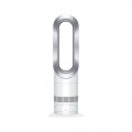Dyson Hot+Cool Jet Focus AM09 Fan Heater 2-in-1, heats and cools with strong airflow (White/Silver) UK