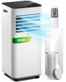 Pro Breeze 4 in 1 Portable Air Conditioner 7000 BTU with Remote Control, 24 Hour Timer and Dual Window Venting Kit Included. Class A Energy Efficiency UK