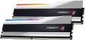 G.SKILL Trident Z5 RGB Series (Intel XMP 3.0) DDR5 RAM 64GB (2x32GB) 6000MT/s CL30-40-40-96 1.40V Desktop Computer Memory UDIMM - Metallic Silver