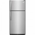 Frigidaire - 18 Cu. Ft. Top-Freezer Refrigerator - Stainless steel
