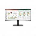 LG - 34” TAA IPS QHD UltraWide Curved Monitor - Black