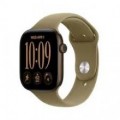 Apple Watch Series 12 (GPS) 42mm Aluminum Case with Olive Sport Band - M/L - Dark Bronze - (2026) UK