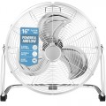 Dealberry Homiu Air Circulator Chrome Metal High-Velocity Cold Adjustable Floor Fan (16
