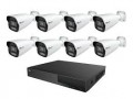 Viper 8MP IP 8 White Bullet Camera with Dual Lights CCTV System With 6TB HDD UK