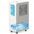 Portable 4-in-1 Air Conditioner Unit with Dehumidifier, Cooling Fan, Sleep Mode and 24H Timer UK