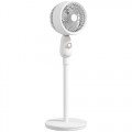 HOMCOM Pedestal Fan, Powerful Air Circulator, 12 Inch Floor Standing Fan with 3 Speed Settings, Oscillating Function for Bedroom, Home and Office, White UK