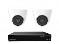 Gamut 5MP HD-TVI 2 Turret Camera CCTV System UK