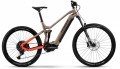 2025 Haibike AllTrail 3 Full Suspension Electric Mountain Bike In Caramel, Orange & Black Gloss