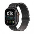 Apple Watch Ultra 4 (GPS + Cellular) 49mm Titanium Case with Black Titanium Milanese Loop - L - Black - (2026) UK